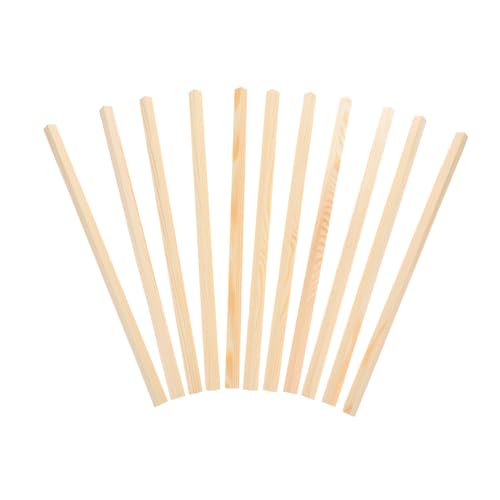 PartyKindom 10pcs Versatile Window Trim Molding Strip Wooden Triangle Edge Pressing for Decorative Window Painting Staining Ready