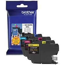 Printer  Super High Yield XXL 3 Pack Ink Cartridges- 1 Ea: Cyan/Magenta/Yellow Ink - Brother LC30193PK