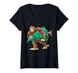 Photo Gallery donna bigfoot albero di natale sasquatch christmas bigfoot christmas maglietta con collo a v Photo Gallery donna bigfoot albero di natale sasquatch christmas bigfoot christmas maglietta con collo a v