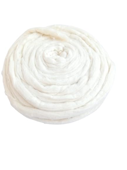 Raw Cotton Rui for Puja & Pooja Use, Soft Natural White Cotton Loose for Diya Wick, Havan & Religious Rituals, 1 Kg-picture-38