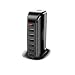 Produktbild LULUDP Kabellose Aufbewahrungsbox USB-Desktop-Ladestation mit 5-Loch-USB-Smart-Ladegerät Mehrfachschutz Starke Unterstützung für Alle USB-Geräte USB-Hub (Color : Black)