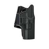 efluky Glock Holster etui na pistolet Molle kabura w talii Airsoft Gun Holster do Glock 19 23 32 (Gen1-5), Glock 19X, Glock 45, Pasek z klipsem 60° Regulowany
