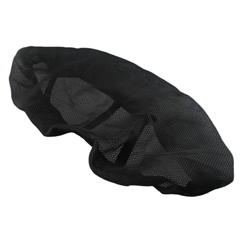 Protector asiento moto de red transpirable 85x60 cm para funda de motocicleta negra
