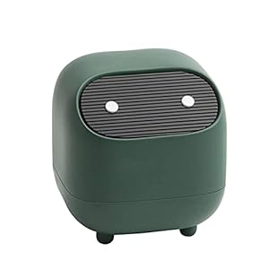 Mode Desktop Prullenbak, Moderne Plastic Mini Prullenbak, geschikt voor kaptafel, kaptafel, tafelblad, aanrecht en…