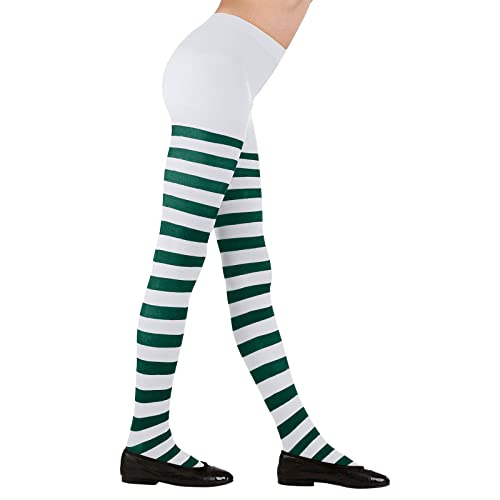 MRAFDGFB No Sew Socks Meia-calça feminina listrada para crianças, comprimento da meia-calça 69 ~ 72