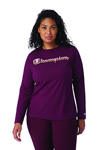 Image of Champion Cotton Tee (Patriotic Long Sleeve Script)