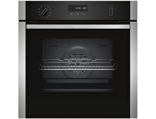 Neff horno multifunción integrado 71l 60cm con pirólisis de acero inoxidable b2ach7ah0
