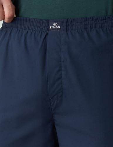 Image of Amazon Brand - Symbol Men Cotton Printed Boxer Shorts (Combo Pack of 2) Casual | Underwear | Half Pants | Short Pant - Regular Fit with Slant Pocket