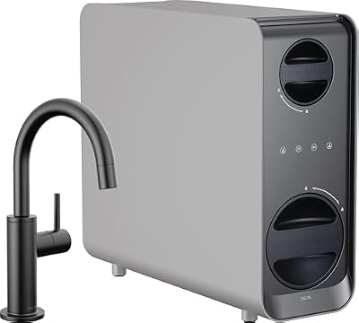 Delta Faucet Clarifi Under Sink Reverse Osmosis Water Filter System with Matte Black Beverage Dispenser Faucet