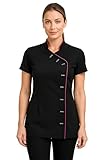 kraftd Women's Beauty Tunic Spa Salon Beautician Tunics Nail Massage Therapist Uniform Work Wear Tops