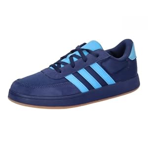 adidas Breaknet 2.0 Sneaker, Dark Grey Heather, 4.5 UK Child