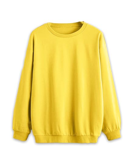 Image of Mack Jonney Solid Round Neck Cotton Fleece Sweatshirt for Men-VMACK639167