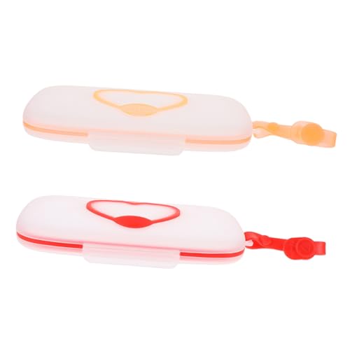 Boîte distributrice lingettes de voyage étanche et rechargeable avec support lanière