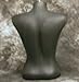 Female Torso Mannequin Form Display Bust Black Color (#5010)