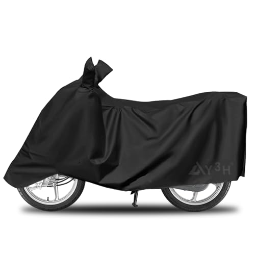 Image of Universal Scooty Bike Cover for Rain, UV Protect, Dustproof & Water Resistant | All Weather Protection Two Wheeler Covers Upto All Scooty
