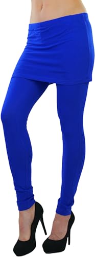 ToBeInStyle Women's Skirted Yoga Pants Flared Leggings w/Attached Shirred Skirt4