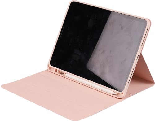 Image of RTSY Keyboard case for iPad Air 11 (M4 /M3 /M2) & iPad Air 5th /4th with Multi Touch Trackpad & 7-Colors Backlit, Magnetic Detachable Wireless Bluetooth (Pink White)