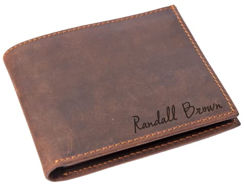Personalized Name Wallet, Custom Leather Wallet, Wallet Gift, Fathers Day Gift, Husband Gift, gift for Grandpa, Gift From Girlfriend