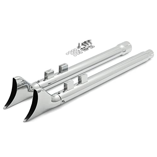 TARAZON 33' Tubi di scarico marmitta Fishtail per Harley Davidson Touring Bagger 2017-2022 Doppio sistema di scarico