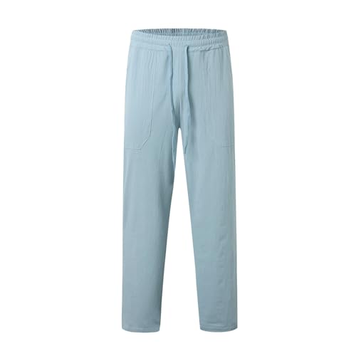 Pantalon de jogging droit confort et élégance en molleton de coton