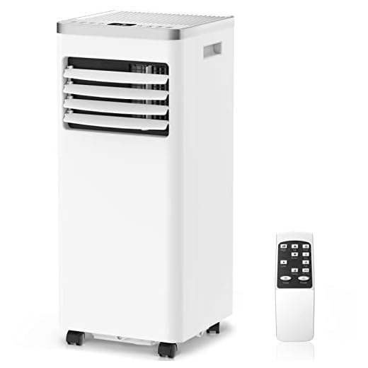 ZAFRO 8,000 BTU Portable Air Conditioners, 3-in-1 Portable AC with Dehumidifier/Fan/Sleep Modes, 24Hrs Timer/Remote/Digital Display/Installation Kits/Energy-saving/Cool Room up to 270 Sq.ft, White