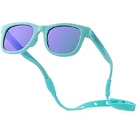 Gafas de sol polarizadas para bebé con correa, irrompibles y