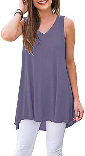 WNEEDU Women’s Summer Sleeveless Tunic Casual V-Neck T-Shirt Tank Tops Blouse WNEEDU Women’s Summer Sleeveless Tunic Casual V-Neck T-Shirt Tank Tops Blouse