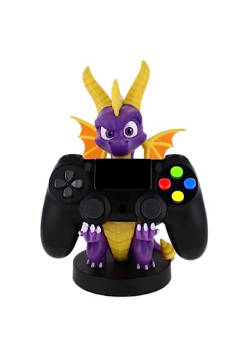 Cable Guys - Spyro The Dragon Gaming Accessories Holder & Phone Holder for Most Controller (Xbox, Play Station, Nintendo Switch) & Phone