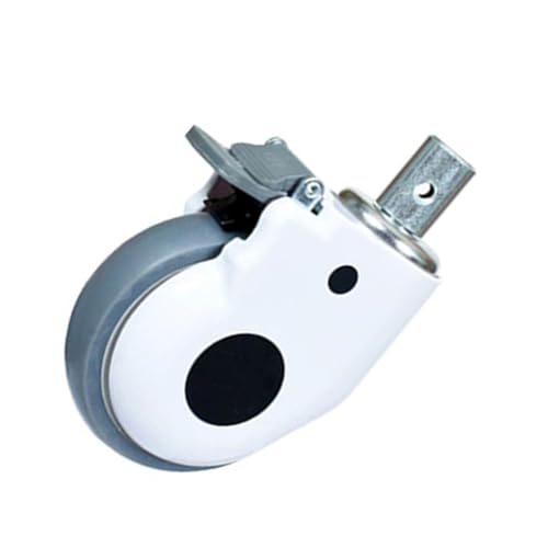 1PC Baby Walker Replacement Casters Quiet Rubber Wheel Easy Install for Smooth Rolling and Full 360 Degree Rotation