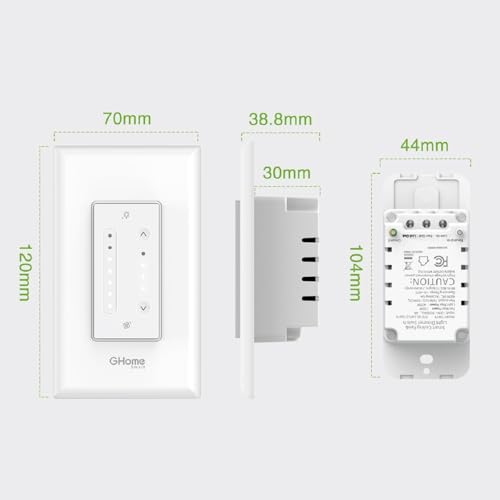 Ghome Smart SW19 Ceiling Fan & Dimmer Light Switch thumb #7