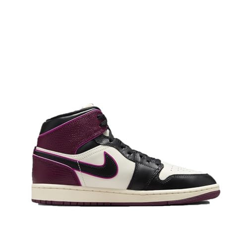 Nike Air Jordan 1 Mid SE Baskets da Donna Viola FQ7818-101, Blanc., 36.5 EU