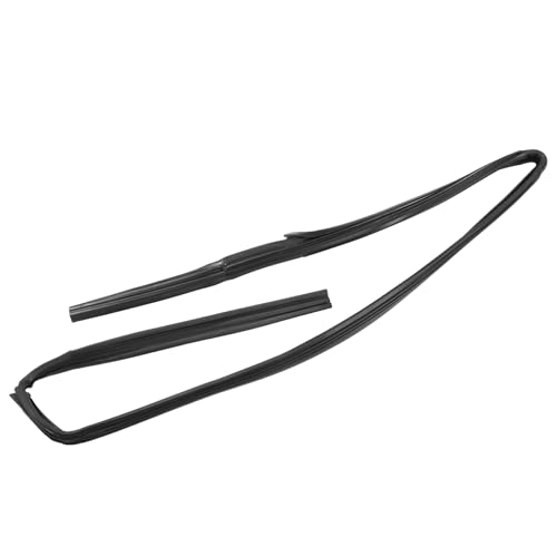 Motoforti Door Window Run Channel Seal, Weatherstrip Glassrun Channel Seal Strip, for Toyota Hilux 1988-1997, Rubber, Front Left, No.6815189110, Black, 1 Pc