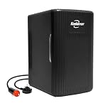 Koolatron Retro Mini Fridge For Bedrooms 12V Portable Cooler Warmer Refrigerator 6L Small 8 Can Table Top Quiet Mini Fridges For Skincare Food Drinks Kids Home Car & Travel Black