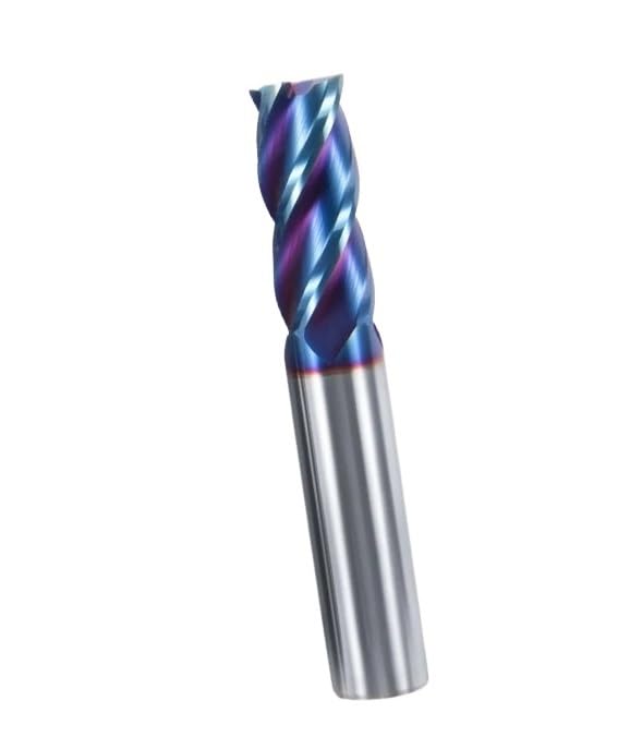 Fresa de extremo acero tungsteno, 1/5/10 Uds., 50 100mm, HRC 65, carburo, 4 flautas, herramienta procesamiento torneado Cnc plano, enrutador facial diámetro(4F D12xD12x75L,10pcs)
