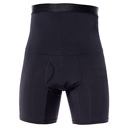 Shorts modelador corporal para homens, shorts barriga macios e elásticos, shorts modelador cintura a