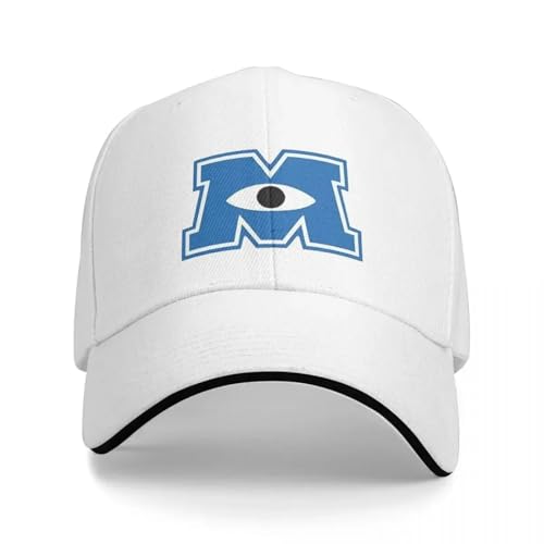 Gorras Monsters University Fashion Gorras de béisbol Informales Gorra Ajustable Gorra Unisex de Verano