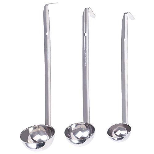 What are the different types of ladles?