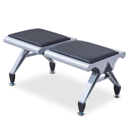 Comfortable Waiting Room Chair, PU Cushion Airport Reception Bench, Office Guest Seating for Lobby, Hospital, Bank, Salon &amp; Conference Room - Durable &amp; Stylish