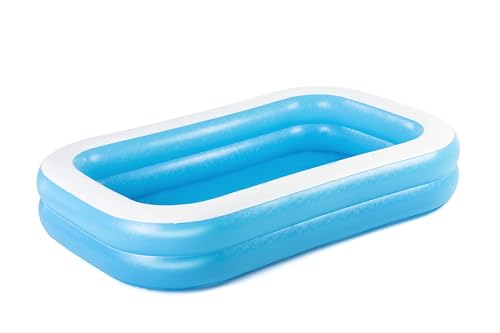 Bestway Family Pool, 262 x 175 x 51 cm & 54005 Aufblasbarer durchsichtiger Familienpool, 201 x 150 x 51 cm - Grün – Bild 4