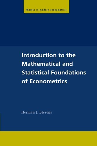 Télécharger Introduction to the Mathematical and Statistical Foundations of Econometrics (Themes in Modern Econo PDF