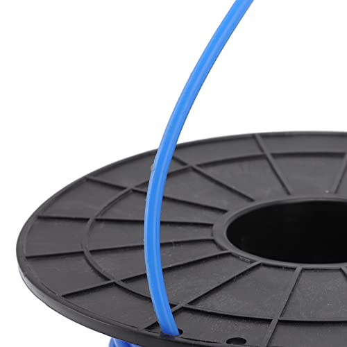 Linha de aparador de cortador de grama redondo 4 mm de espessura 30 m de comprimento azul substituiç