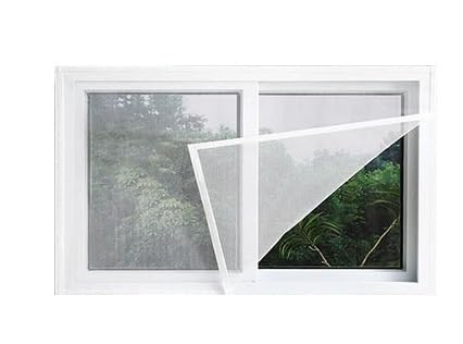 Mosquitera de ventana blanca de 80x140 cm para disfrutar del aire fresco en casa