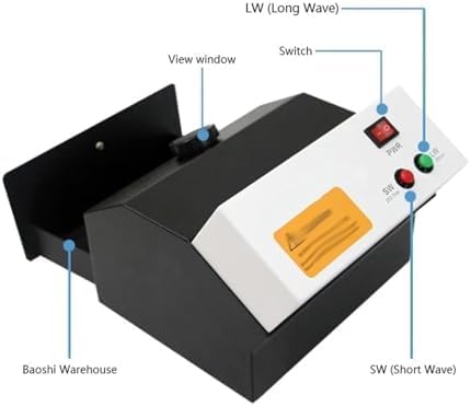 Rilevatore di Gioielli, Scatola Luminosa per l'identificazione di Gemme, Scatola Oscurante a cassetto con Efficace schermatura, Strumento Professionale di Assistenza per,