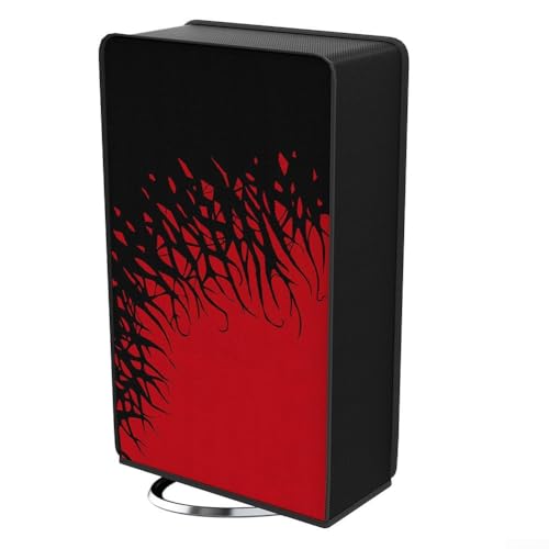 Volakebeing Für PS5 Pro Konsole Staubschutz Schutzhülle Nylon Wasserdicht Schwarz Aufbewahrungstasche Anti-Staub-Schild Für PlayStation 5 Pro Spielsystem Zubehör 392210cm