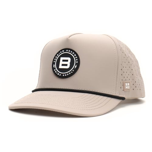Image of BRIMZ Outdoor Performance Hat - Water & Sweat Resistant Hats - Breathable & Moisture-Wicking Snapback