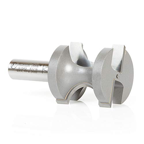 Amana Tool - 51549 Carbide Tipped Bullnose 7/16 Radius x 1-1/2 Dia x 1-1/2 x 1/2" Shan, 1-1/2 Dia x 1-1/2 x 1/2" SHK - Image 5