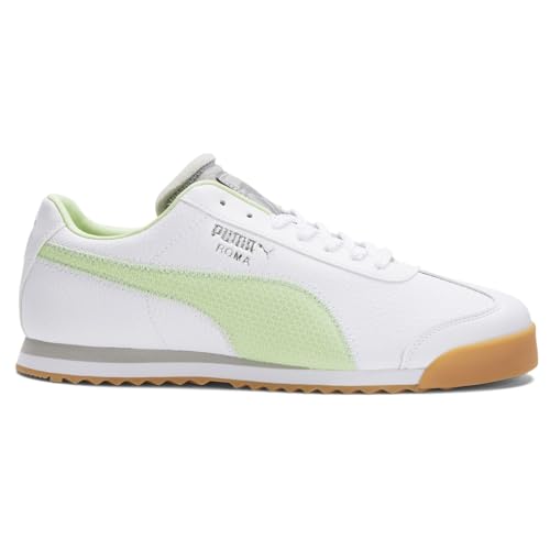 PUMA Mens Roma PPE Lace Up Sneakers Shoes Casual - White