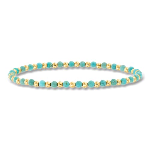 Ross-Simons 3mm Turquoise and 10kt...