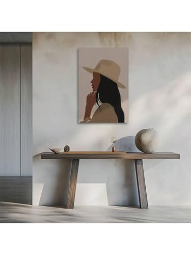 Affiche sur toile pour chambre à coucher zen et chaleureuse - 3