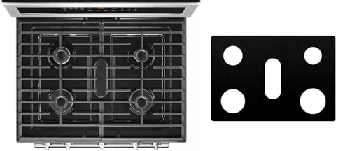 NXG Custom Fit Reusable Burner Liner for Maytag Gas Range Stove Protect Your Stovetop with this Splatter Guard Cover - MGR8800FZ